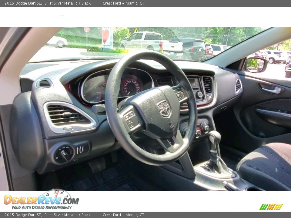 2015 Dodge Dart SE Billet Silver Metallic / Black Photo #10