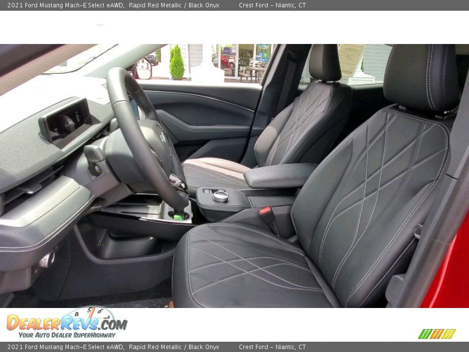 Front Seat of 2021 Ford Mustang Mach-E Select eAWD Photo #11