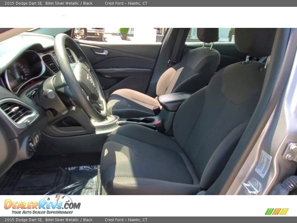 2015 Dodge Dart SE Billet Silver Metallic / Black Photo #11