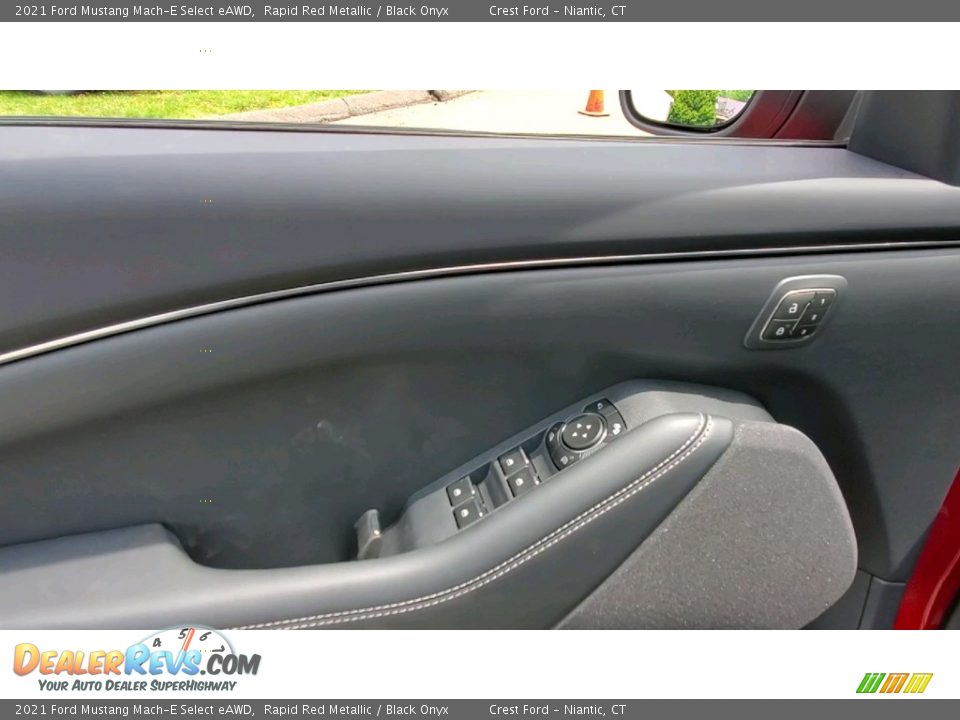 2021 Ford Mustang Mach-E Select eAWD Rapid Red Metallic / Black Onyx Photo #12