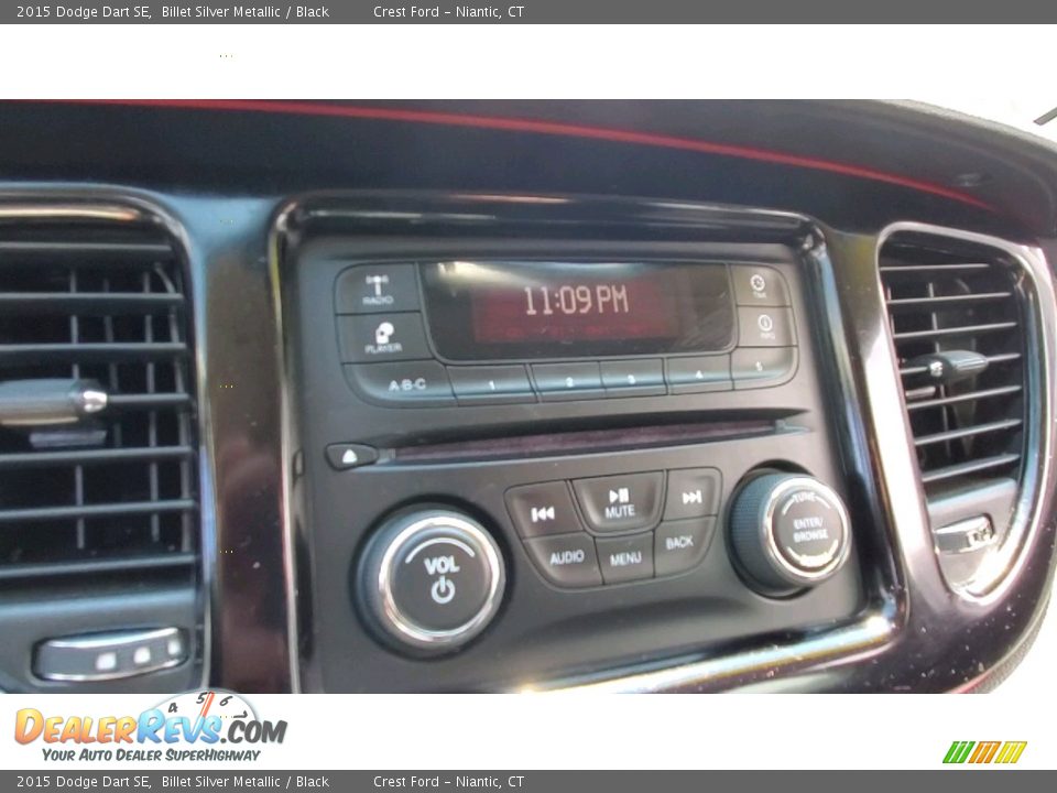 2015 Dodge Dart SE Billet Silver Metallic / Black Photo #14