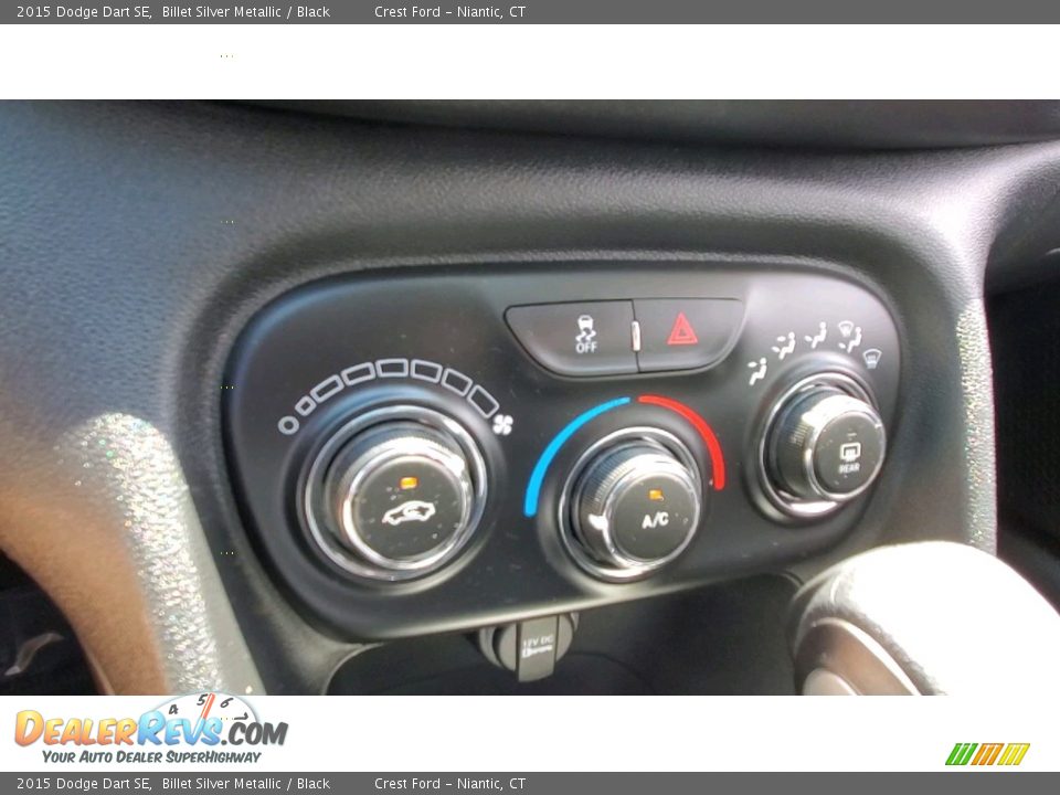 2015 Dodge Dart SE Billet Silver Metallic / Black Photo #15