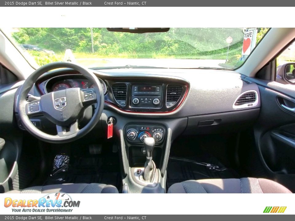 2015 Dodge Dart SE Billet Silver Metallic / Black Photo #18