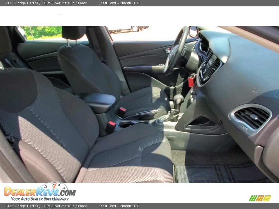 2015 Dodge Dart SE Billet Silver Metallic / Black Photo #23