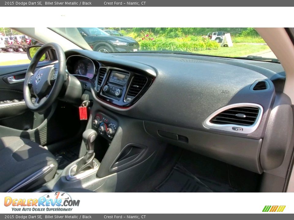 2015 Dodge Dart SE Billet Silver Metallic / Black Photo #24