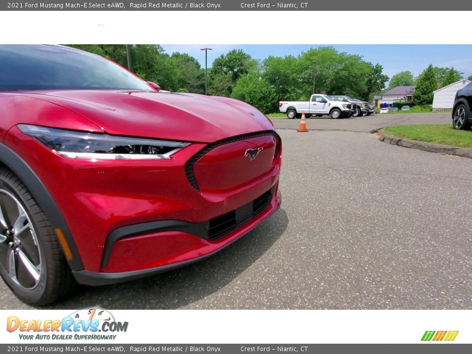 2021 Ford Mustang Mach-E Select eAWD Rapid Red Metallic / Black Onyx Photo #26