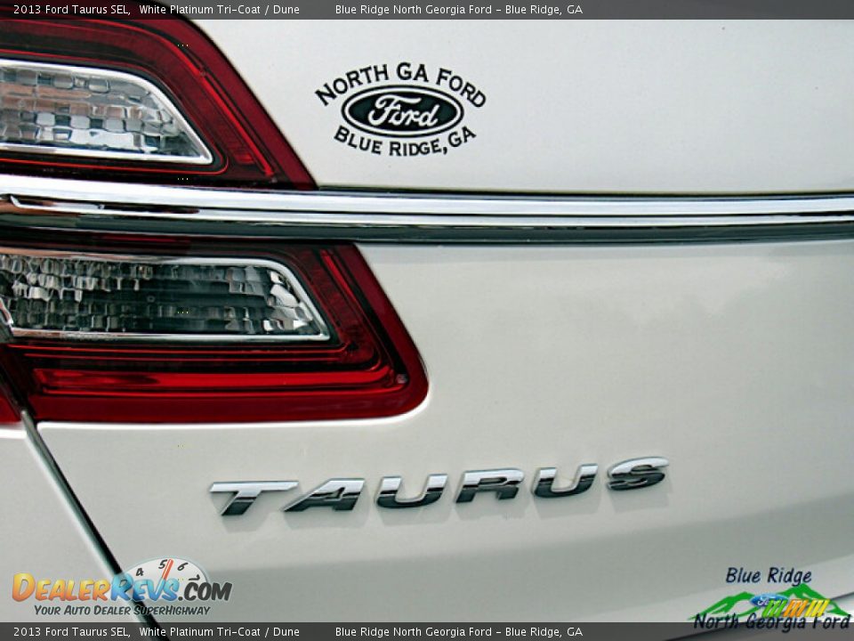 2013 Ford Taurus SEL White Platinum Tri-Coat / Dune Photo #29