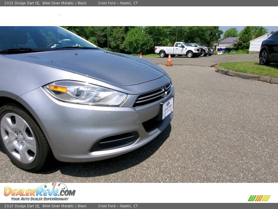 2015 Dodge Dart SE Billet Silver Metallic / Black Photo #26