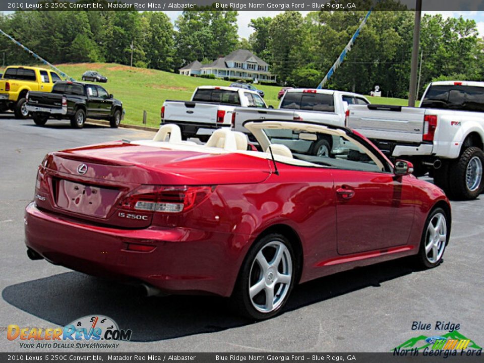 2010 Lexus IS 250C Convertible Matador Red Mica / Alabaster Photo #5