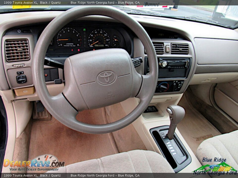 1999 Toyota Avalon XL Black / Quartz Photo #11