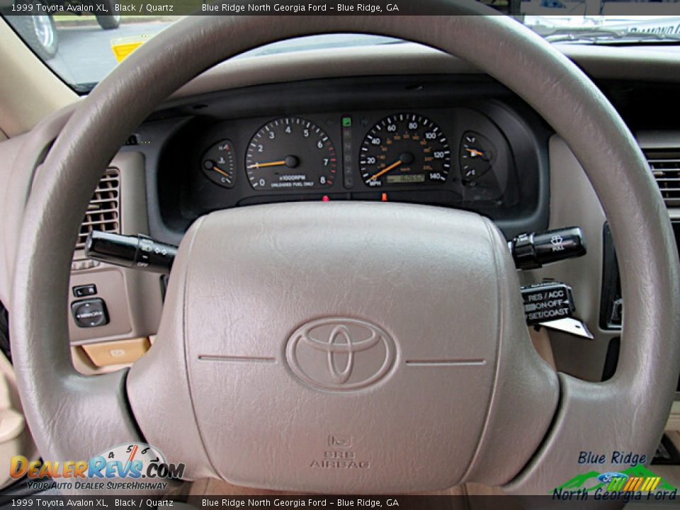 1999 Toyota Avalon XL Black / Quartz Photo #13