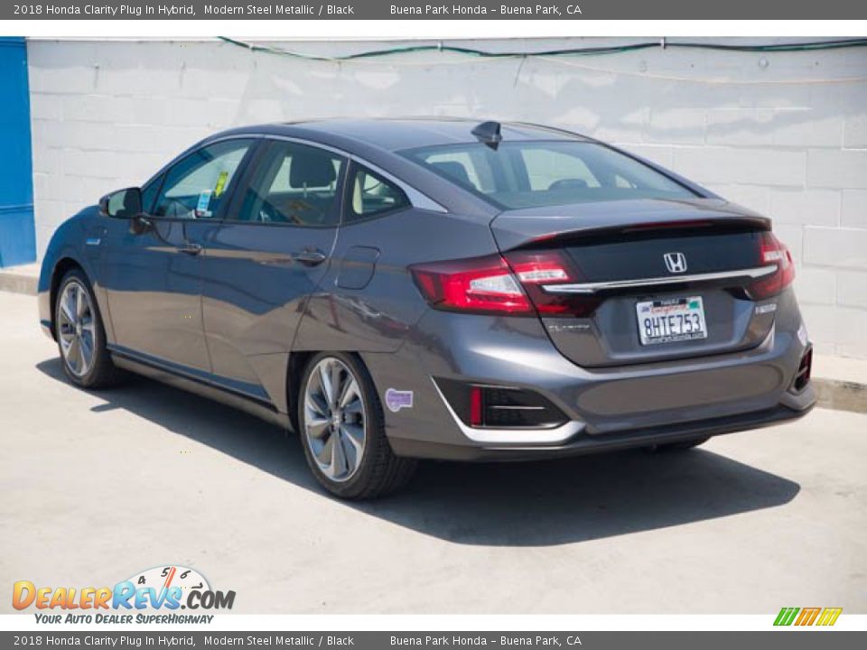 2018 Honda Clarity Plug In Hybrid Modern Steel Metallic / Black Photo #2