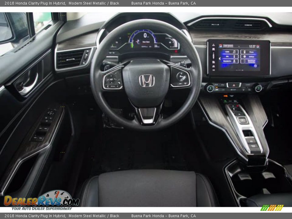 2018 Honda Clarity Plug In Hybrid Modern Steel Metallic / Black Photo #5