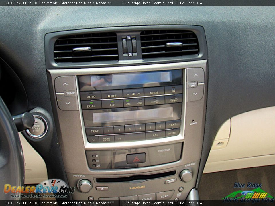 2010 Lexus IS 250C Convertible Matador Red Mica / Alabaster Photo #17