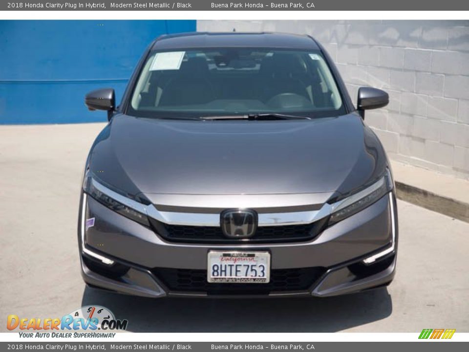 2018 Honda Clarity Plug In Hybrid Modern Steel Metallic / Black Photo #7