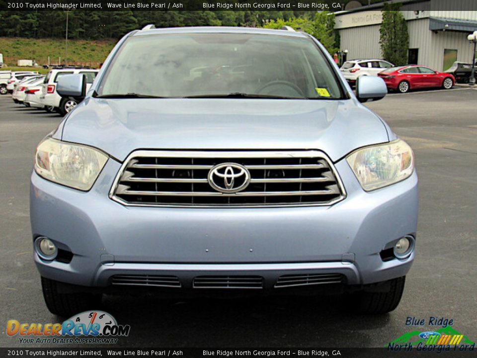 Wave Line Blue Pearl 2010 Toyota Highlander Limited Photo #8