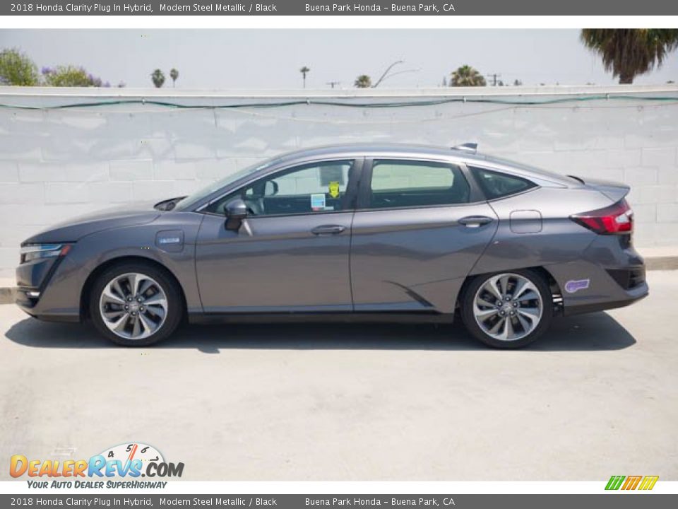 2018 Honda Clarity Plug In Hybrid Modern Steel Metallic / Black Photo #8