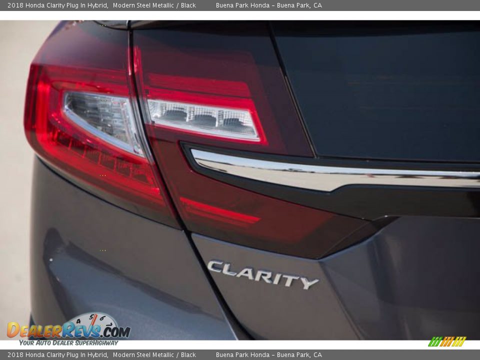 2018 Honda Clarity Plug In Hybrid Modern Steel Metallic / Black Photo #10