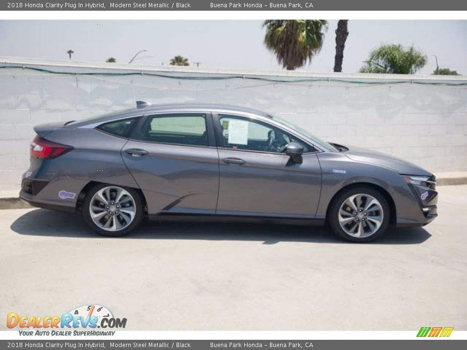 2018 Honda Clarity Plug In Hybrid Modern Steel Metallic / Black Photo #12