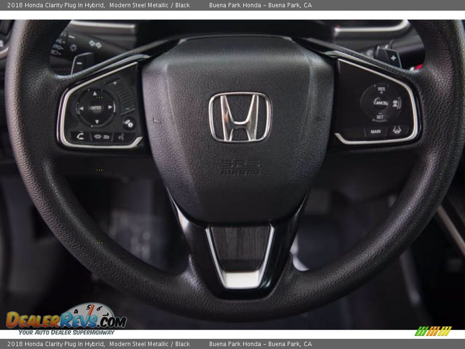 2018 Honda Clarity Plug In Hybrid Modern Steel Metallic / Black Photo #13