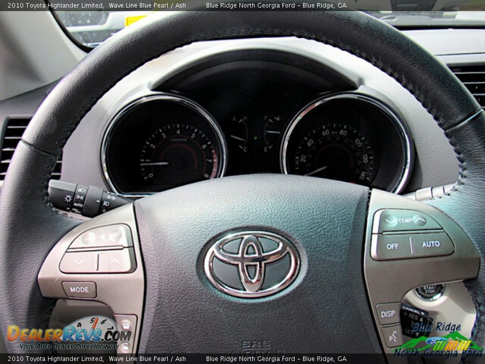 2010 Toyota Highlander Limited Steering Wheel Photo #17