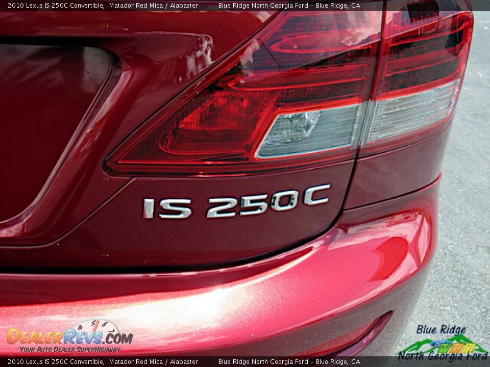 2010 Lexus IS 250C Convertible Matador Red Mica / Alabaster Photo #29