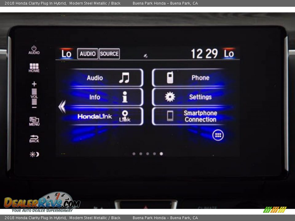 2018 Honda Clarity Plug In Hybrid Modern Steel Metallic / Black Photo #25
