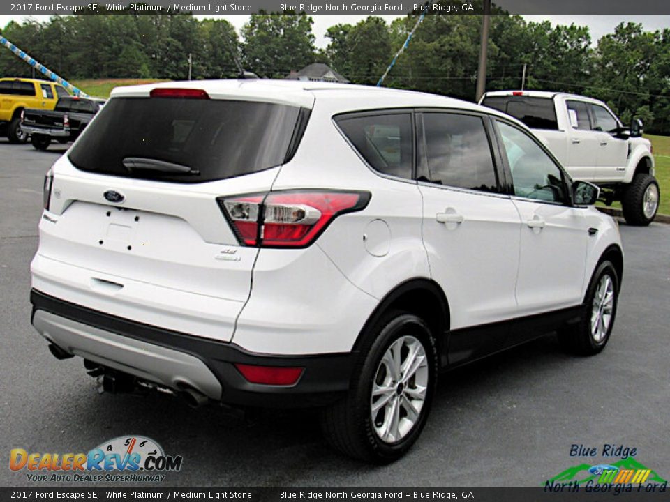 2017 Ford Escape SE White Platinum / Medium Light Stone Photo #5