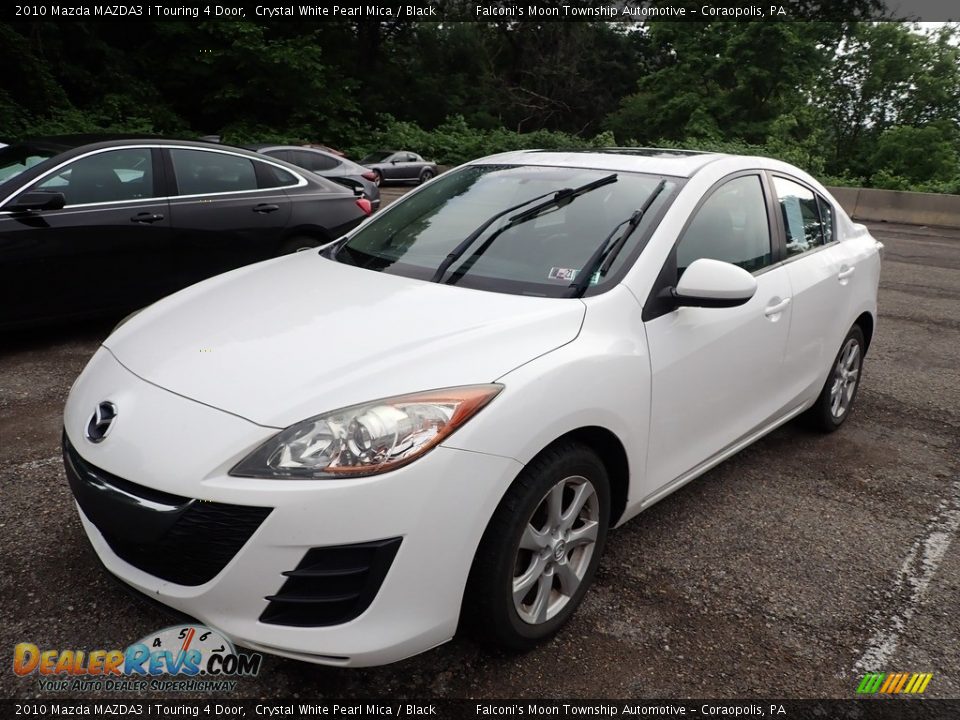 2010 Mazda MAZDA3 i Touring 4 Door Crystal White Pearl Mica / Black Photo #1