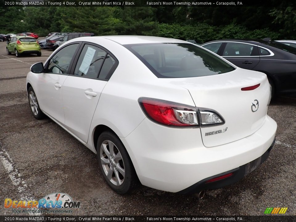 2010 Mazda MAZDA3 i Touring 4 Door Crystal White Pearl Mica / Black Photo #2