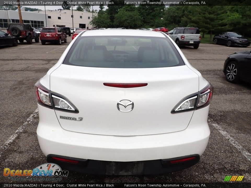 2010 Mazda MAZDA3 i Touring 4 Door Crystal White Pearl Mica / Black Photo #3