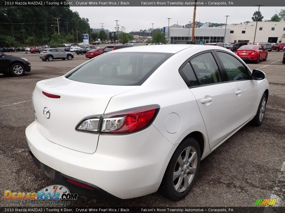 2010 Mazda MAZDA3 i Touring 4 Door Crystal White Pearl Mica / Black Photo #4