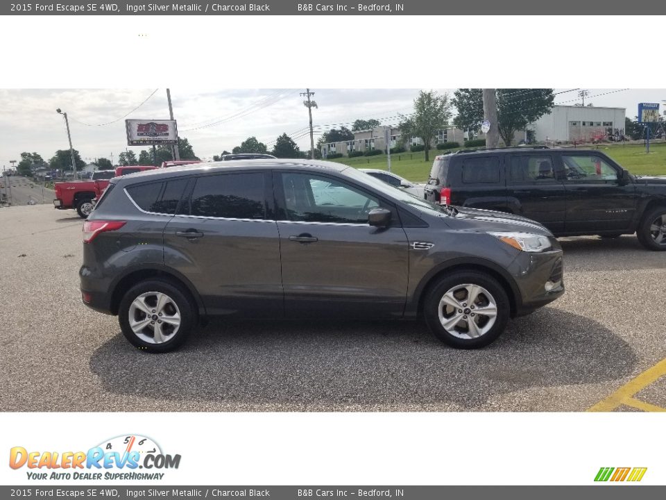 2015 Ford Escape SE 4WD Ingot Silver Metallic / Charcoal Black Photo #5