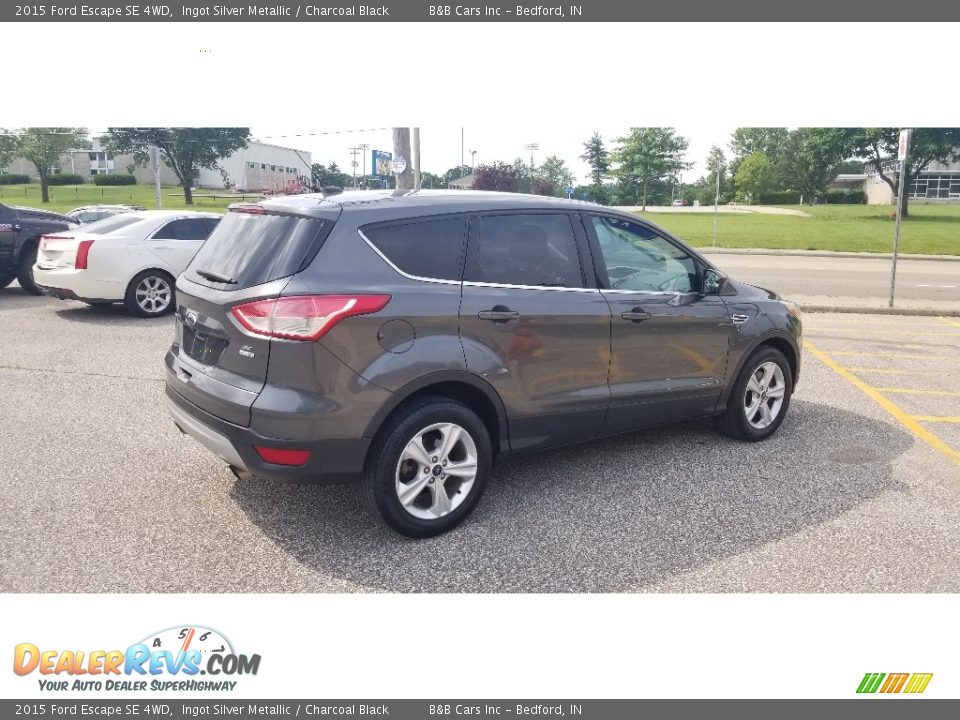 2015 Ford Escape SE 4WD Ingot Silver Metallic / Charcoal Black Photo #6