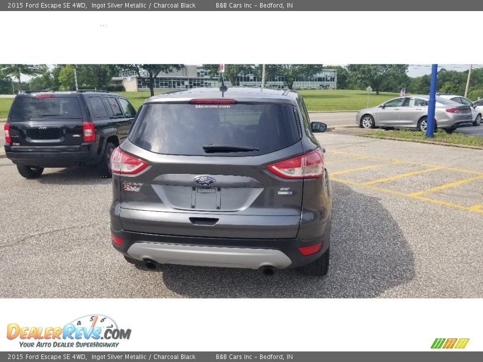 2015 Ford Escape SE 4WD Ingot Silver Metallic / Charcoal Black Photo #7