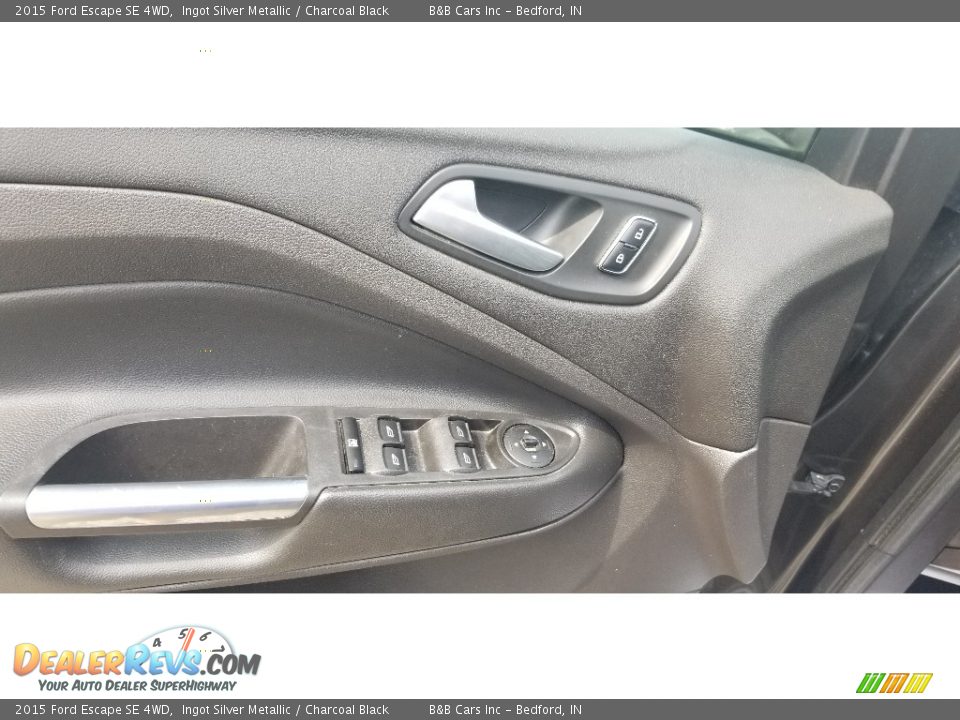 2015 Ford Escape SE 4WD Ingot Silver Metallic / Charcoal Black Photo #10