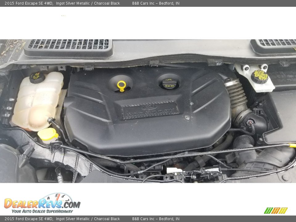 2015 Ford Escape SE 4WD Ingot Silver Metallic / Charcoal Black Photo #15