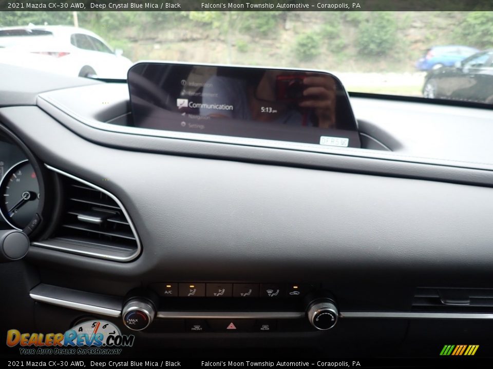 2021 Mazda CX-30 AWD Deep Crystal Blue Mica / Black Photo #16