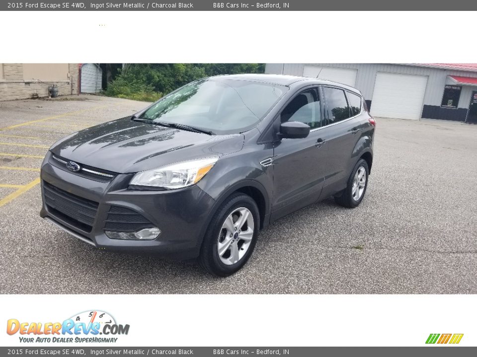 2015 Ford Escape SE 4WD Ingot Silver Metallic / Charcoal Black Photo #22