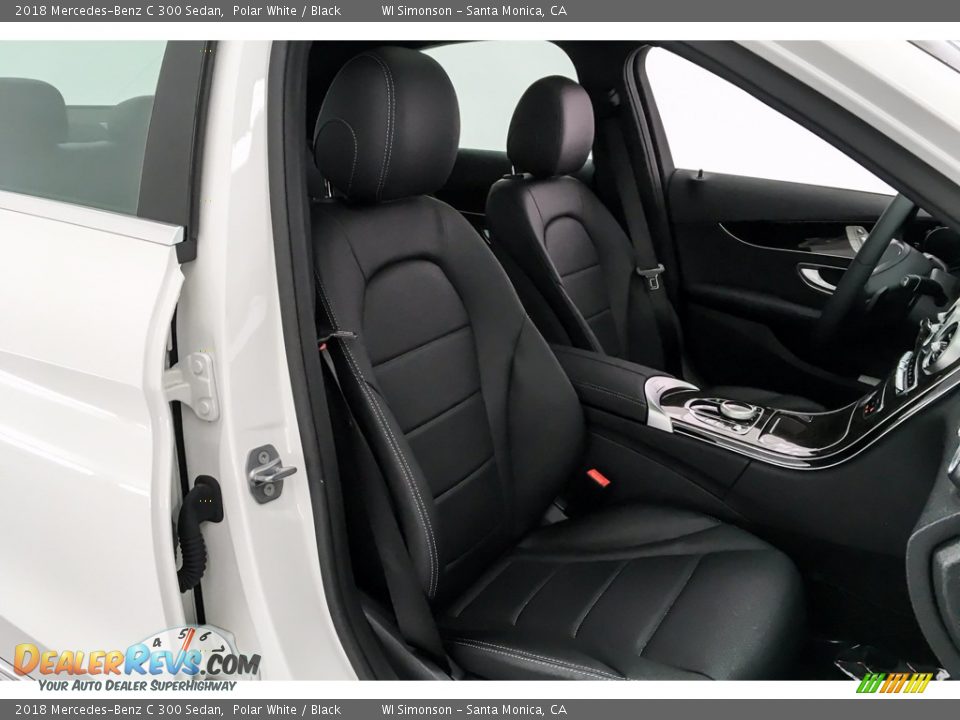 2018 Mercedes-Benz C 300 Sedan Polar White / Black Photo #2