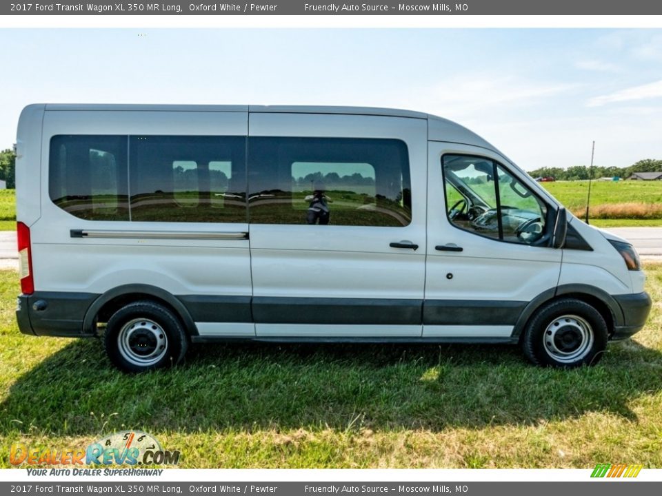 2017 Ford Transit Wagon XL 350 MR Long Oxford White / Pewter Photo #3