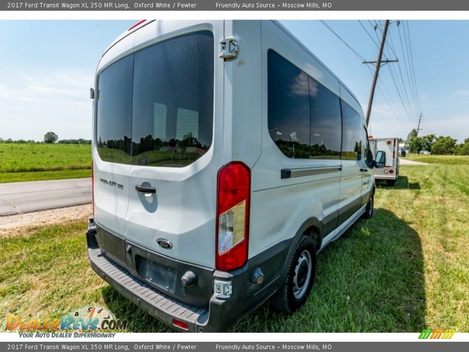 2017 Ford Transit Wagon XL 350 MR Long Oxford White / Pewter Photo #4