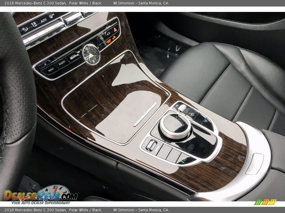 2018 Mercedes-Benz C 300 Sedan Polar White / Black Photo #7