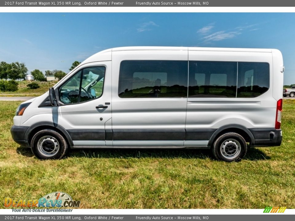 2017 Ford Transit Wagon XL 350 MR Long Oxford White / Pewter Photo #7