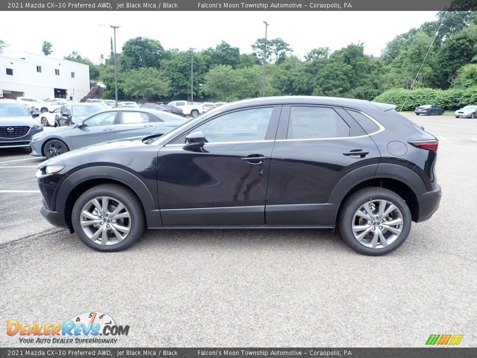 Jet Black Mica 2021 Mazda CX-30 Preferred AWD Photo #6