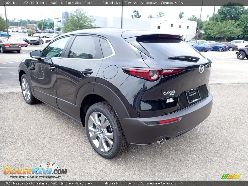 2021 Mazda CX-30 Preferred AWD Jet Black Mica / Black Photo #7