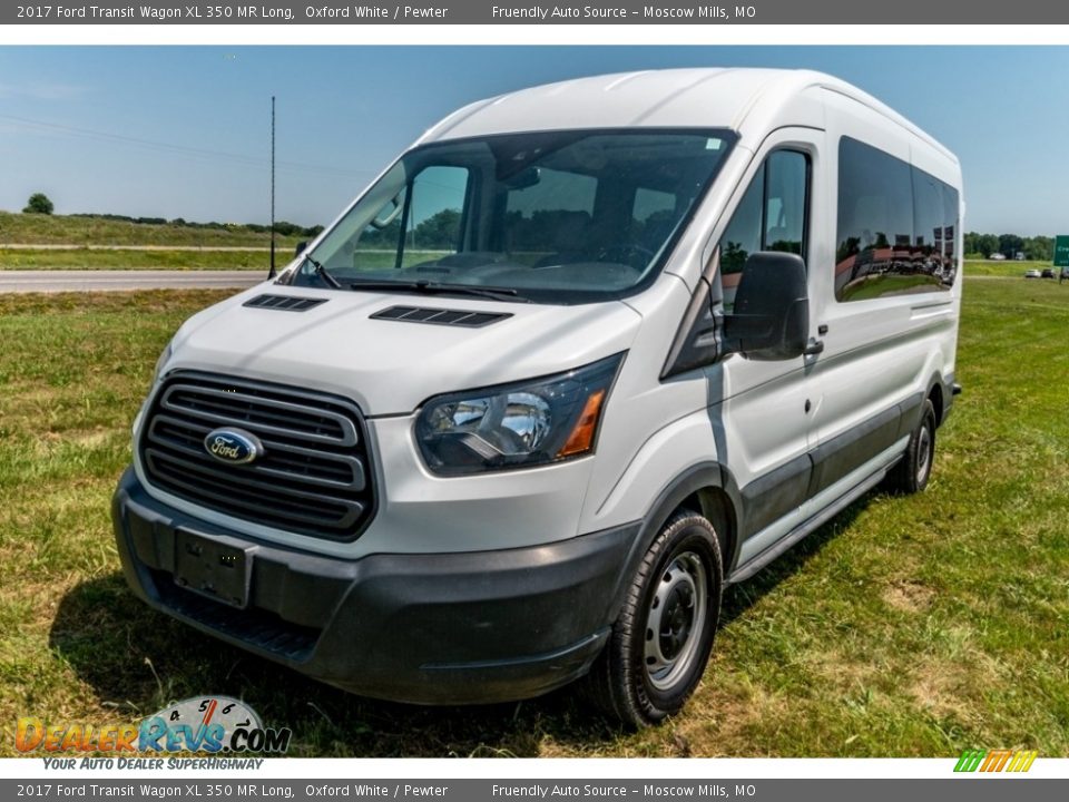 2017 Ford Transit Wagon XL 350 MR Long Oxford White / Pewter Photo #8