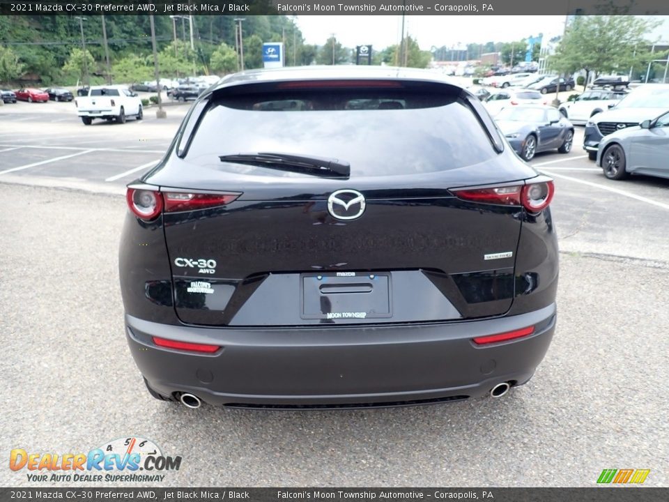 2021 Mazda CX-30 Preferred AWD Jet Black Mica / Black Photo #8