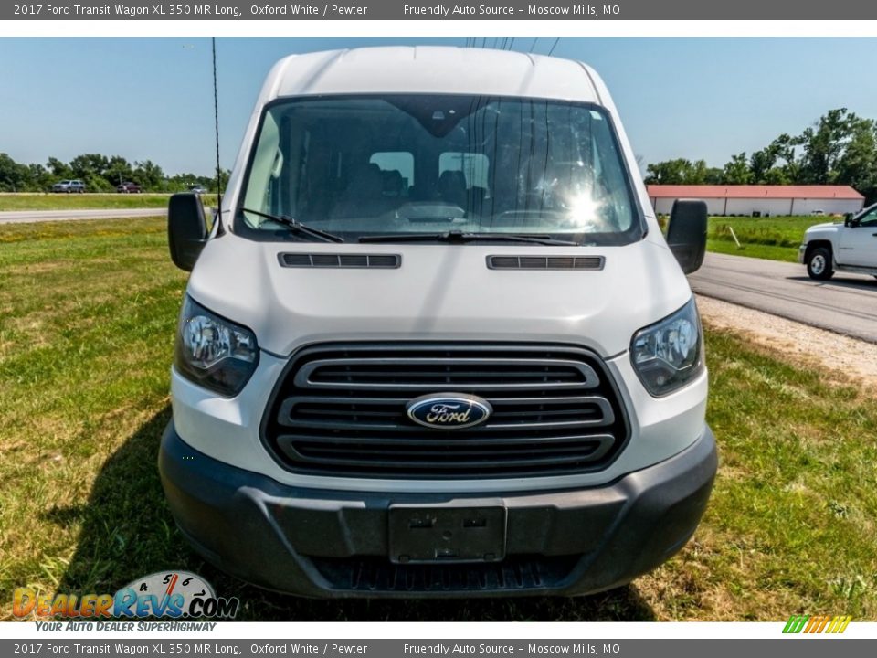 2017 Ford Transit Wagon XL 350 MR Long Oxford White / Pewter Photo #9