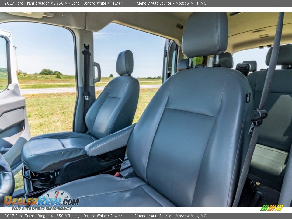 2017 Ford Transit Wagon XL 350 MR Long Oxford White / Pewter Photo #19
